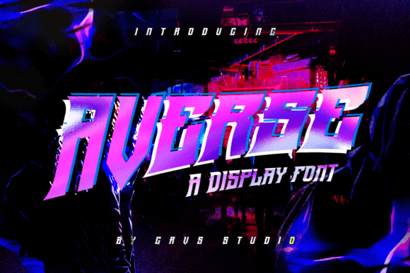 Averse: The Bold Display Font That Elevates Campaign Visuals