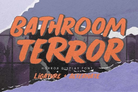 Bathroom Terror: The Display Font That Stops Scrolling