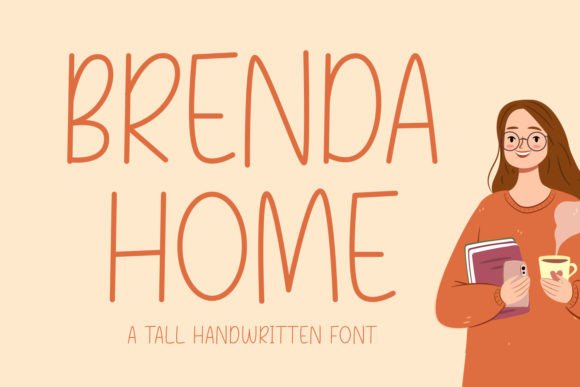 Brenda Home: The Modern Display Font for Handmade Brands