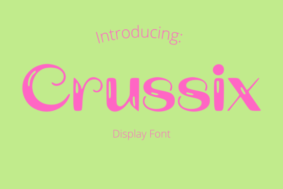 Crussix: The Playful Typeface That Transforms Small Business Branding