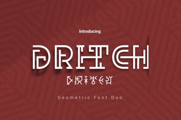 Dritch: The Mystical Display Typeface for Handmade Brands