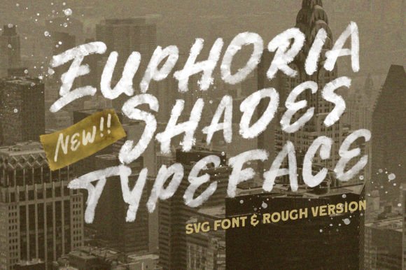 Euphoria Shades: The Display Typeface for Bold Digital Experiences