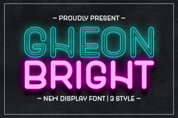 Gheon Bright: A Cute Display Font for Playful Brand Identity
