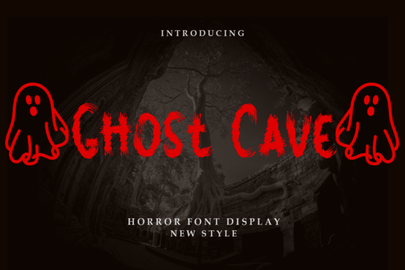 Ghost Cave: A Haunting Display Typeface for Mysterious Brand Identities
