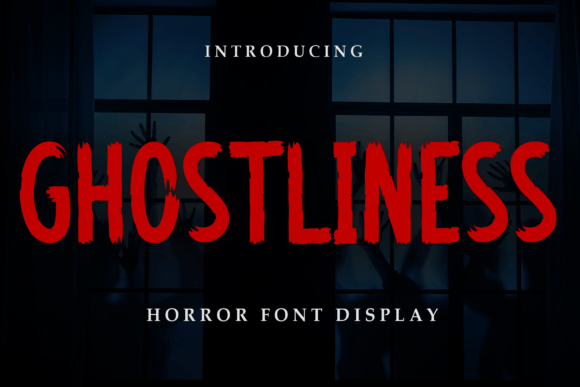 Ghostliness: An Eerie Display Typeface for Digital Branding