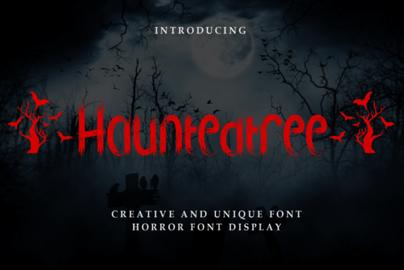 Hauntedtree: The Spine-Chilling Display Typeface for Campaigns That Demand Attention