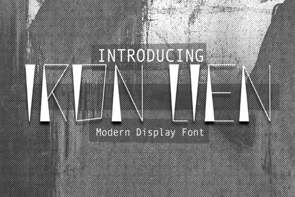 Iron Lien: The Strong Typeface for Bold Business Branding