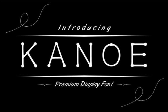 Kanoe: The Bold Display Font That Brings Handmade Products to Life