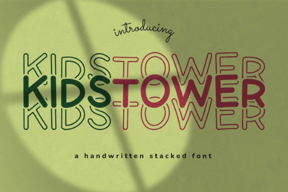 Kids Tower: A Playful Display Typeface for Digital Brands