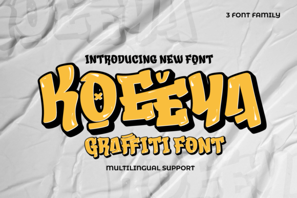 Koeeya: The Perfect Display Font for Handmade Crafts
