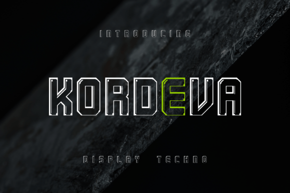 Kordeva: The Strong Display Typeface for Bold Editorial Design
