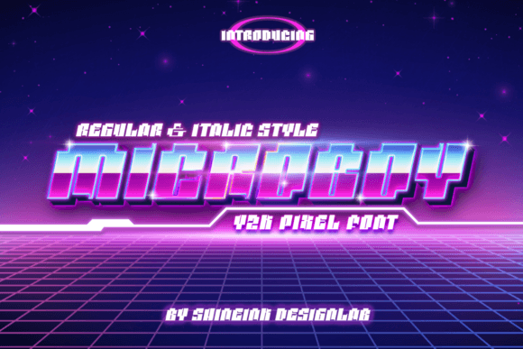 Microboy: A Futuristic Display Typeface for Modern Editorial Design