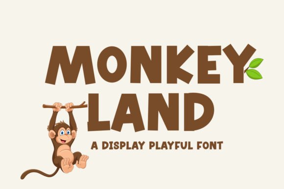 Monkey Land: A Bold Display Typeface for Modern Web Design