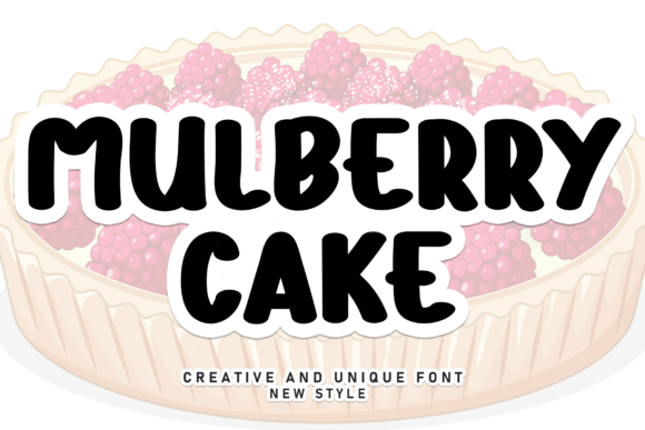 Mulberry Cake: The Handwritten Display Font for Fun Campaigns
