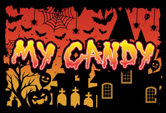 My Candy: The Horror Display Font That Elevates Your Brand Identity