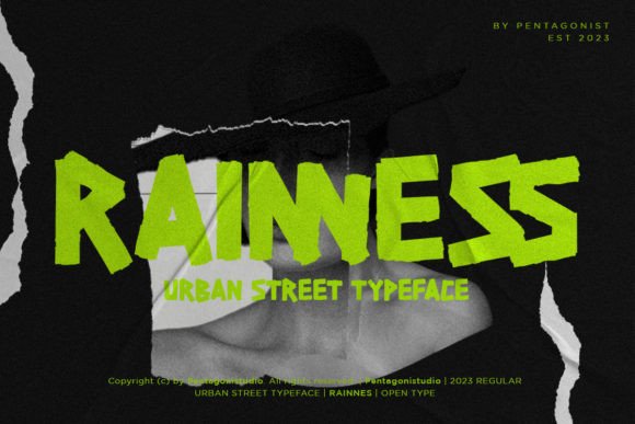 Rainness: The Urban Street Typeface for Bold Digital Experiences