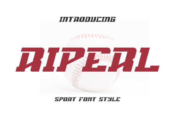 Riperl: The Modern Display Typeface for Editorial Design