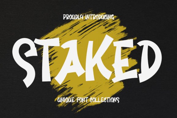 Staked: The Display Typeface That Elevates Your Brand Identity