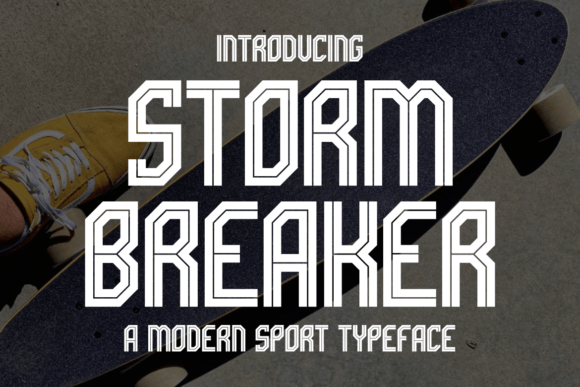 Storm Breaker: The Modern Display Typeface for Bold Editorial Design