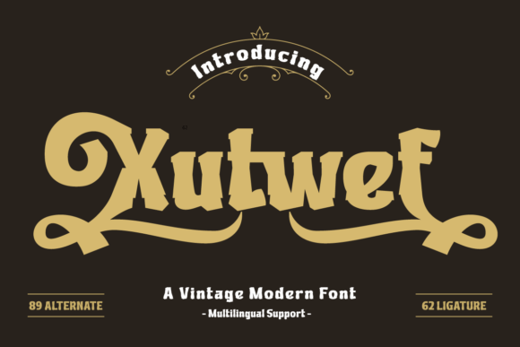 Xutwef: The Bold Display Font for High-Impact Campaigns