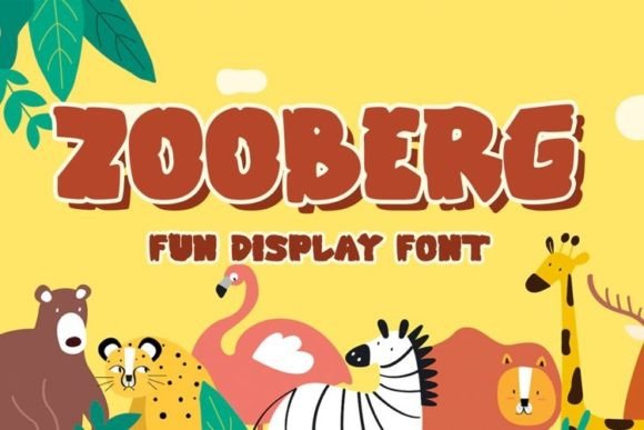 Zooberg: The Playful Display Typeface for Handmade Brands